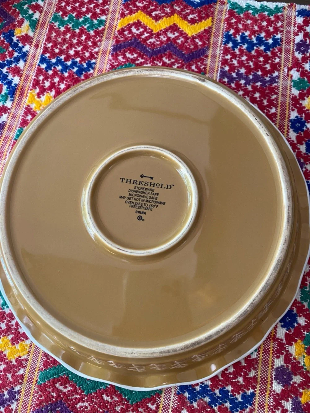 THRESHOLD Gather Pie Plate